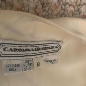 Carolina Herrera wedding gown